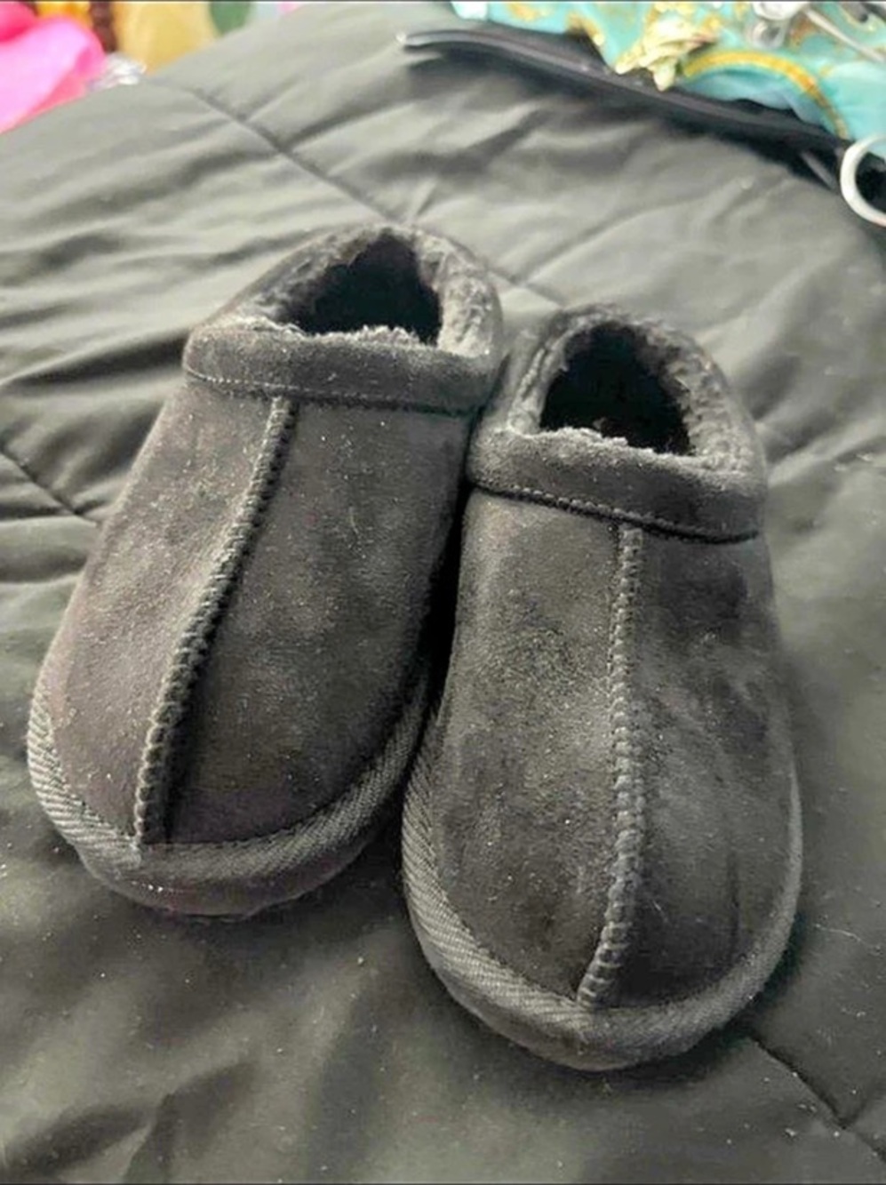 Kids' Classic Slip-On Slipper Black